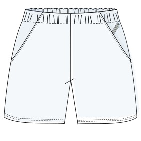 Moldes de confeccion para HOMBRES Shorts Short de Tenis 678